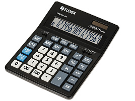 Калькулятор Eleven CDB1601-BK настольный Business Line 16 разрядов, двойное питание, 155*205*35мм