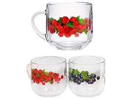 Кружка стекло 300мл 18с2022 Смородина микс