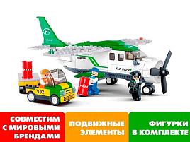 Конструктор Брик 716158 Транспортный самолет 251дет
