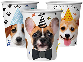 Стакан бумажный 77293 Собачки 6шт