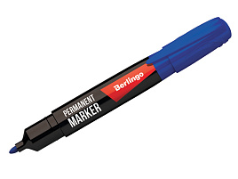 Маркер Berlingo PM6103 "Multiline PE200", синий, пулевидный, 2мм