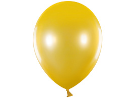Шар надувной 12" Металлик золотой (100шт) дб612174