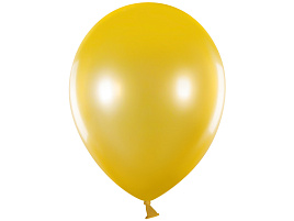 Шар надувной 12" Металлик золотой (100шт) дб612174