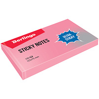 Блок самоклеящийся 75*125 Berlingo LSn_39303 "Ultra Sticky", 100л, пастель, розовый