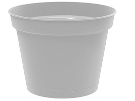 Кашпо цветочное 10,7л Mint 2235/3878 серое с/п