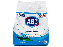 Стиральный порошок ABC  1,5кг автомат Свежесть гор