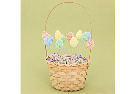 Сувенир Пасхальный Яйца на палочке в обсыпке ч51855