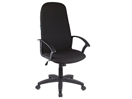 Кресло Helmi HL-E79 "Elegant" LT, ткань, черная, механизм качания