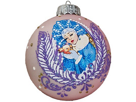 Шар 100 Снегурочка с зайкой  КУ-100-244048 упак