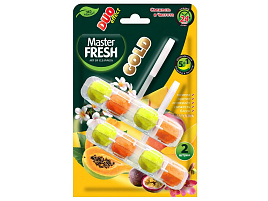 Блок для унитаза Master Fresh  2*50гр.подв.Тропик М
