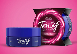 Ароматизатор на панель приборов TZ-05/Shark Dolce Life банка Бабл гам