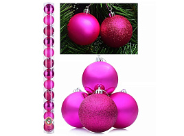 Шар 6см S0138-8 Розовый 1шт