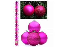 Шар 6см S0138-8 Розовый 1шт