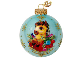 Шар 65 Лошадка новогодняя КУ-65-254016/1 упак