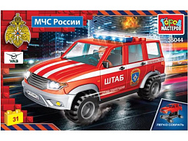 Конструктор Брик SB-35044 УАЗ патриот пожарный 31дет