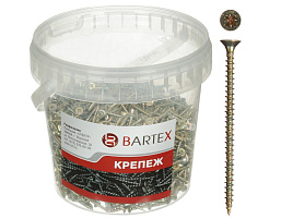 Саморез универсальный 4*70 цинк 200шт в банке Bartex 5159