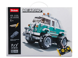 Конструктор Брик M38-B1020 Машина р/у 397дет