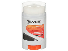 Крем для обуви Silver Блеск  Comfort+губк.черный 50мл
