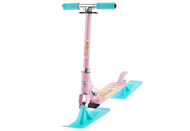 Самокат-снегокат 4291938 Красотка 2в1