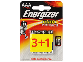 Батарейка Energizer LR3 4Bl MAX+POWER SEAL