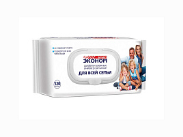 Влажные салфетки  Ан. Smart Эконом 120шт.6475