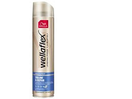 Лак для волос Wellaflex 250мл №5 Volume&Repair Объем  и укладка у.с.ф.5160