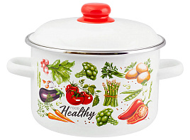 Кастрюля эмаль 5,5л 1RD221M Овощи Veggies