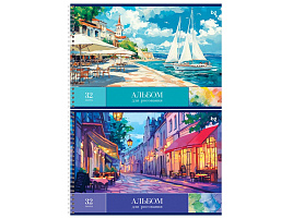 Альбом для рисования 32л. на спирали BG АР4гр32 08633 "Пейзажи"