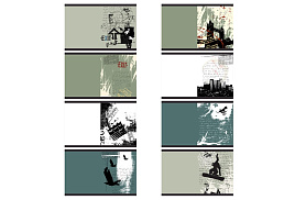 Тетрадь 80л. на спирали  Т5гр80_лм 11944 "Article publication", матовая ламинация, двойная обложка