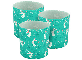 Набор форм для кулича бумажные 9*9см 3шт MT8-238