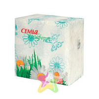 Салфетки 100л.Семья и комфорт Ромашка