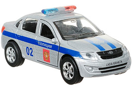 Машина металлическая SB-16-41-P LADA granta ПОЛИЦИЯ, 12 см., дв, баг., инерц., кор.