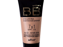 Крем тональный Белита тон 2 BB 7в1 SPF 15 30мл.дн.легк.загар 7606