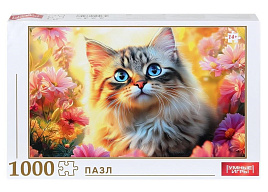Пазл 1000эл. Кот на закате 3497