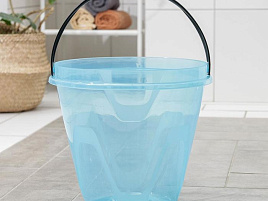 Ведро 13л б/кр. Лайт голубое 6224