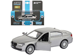 Машина металлическая JB1251261 1:46 BMW 760 LI серебряный, инерц.откр.двери