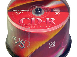 CD-R диск VS 80 52x кейкбокс (50)