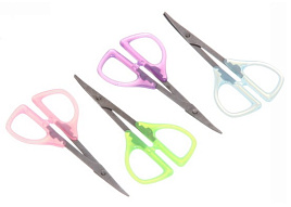 Ножницы маникюрные 9см 577-009 Ультрамарин загнутые