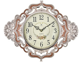 Часы настенные Atlantis TLD-35202 золотисто коричневые