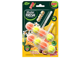 Блок для унитаза Master Fresh  2*50гр.подв.Тропик