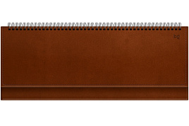 Планинг недатированный BG Pu_22049 "Winner. Brown", коричневый, 56л., 330*130мм, кожзам