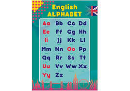 Плакат ОГБ-279 Алфавит английский