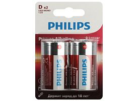 Батарейка Philips LR20 2бл Power