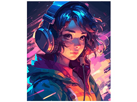 Алмазная мозаика 22*32 НД-0820 Красивая музыка