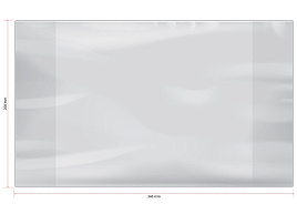 Обложка для дневников и тетрадей ArtSpace SPVC208.80/SP15.14э ПВХ 80 мкм, 208*346мм