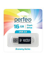 Флеш-драйв Perfeo USB 16Gb E01 черный