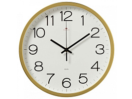 Часы настенные "21 Век" 30*30 3027-049 Классика золотой круг