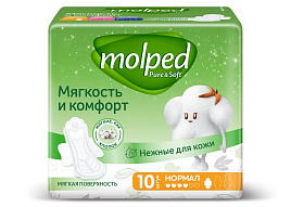Прокладки Molped Pure Soft 10шт.нормал