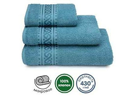 Полотенце 70*130 Донецк Пируэт 17-4320 Серо-голубой 7472