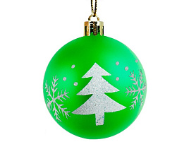 Шар 6см FG250327430C-2 зеленый 1шт